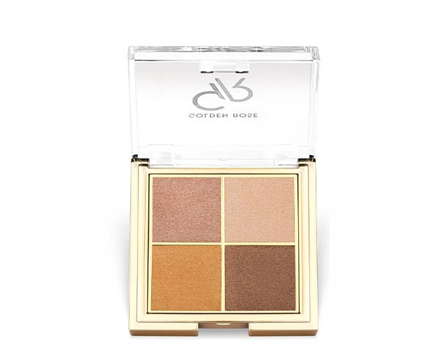 Golden Rose QUATTRO EYESHADOW PALETTE BRONZE VISION 07 